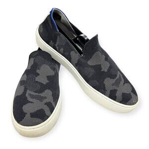 Rothy's Women The Original Slip On Sneaker Gray Camo 7.5